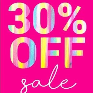 Colorful 30% Off Sale Sign this week only